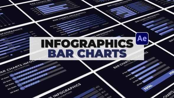 Videohive Infographics Bars Charts 51840315 Infographics template preview