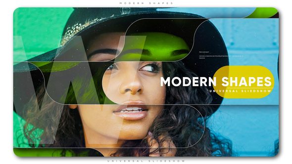 Videohive Modern Shapes Universal Slideshow Openers template preview