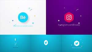 Videohive Flat Flip Logo Reveal Logo Stings template preview