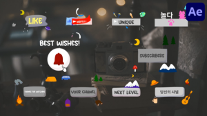 Videohive Cartoon Cute Subscribers for After Effects Titles template preview
