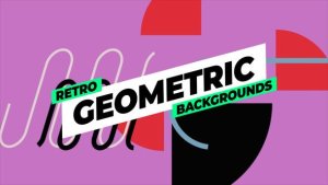 Videohive Retro Geometric Backgrounds 53393161 Elements template preview