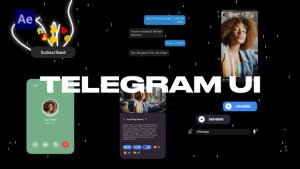 Videohive Telegram UI Titles template preview