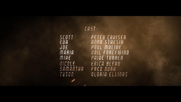Videohive Cine Credit V.9 Titles template preview