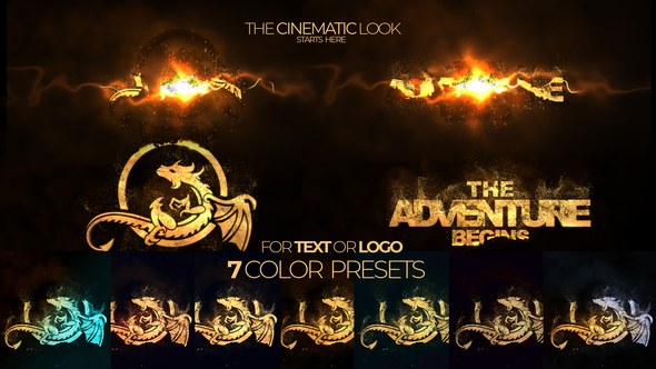Videohive Double Particle Hit Logo Reveal Logo Stings template preview