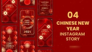 Videohive Chinese New Year Instagram Stories 55544312 Elements template preview