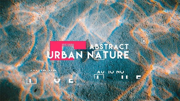 Abstract Urban Slide Video Displays template preview