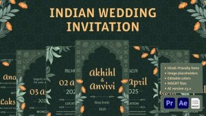 Videohive Indian Wedding Invitation 58514110 Video Displays template preview
