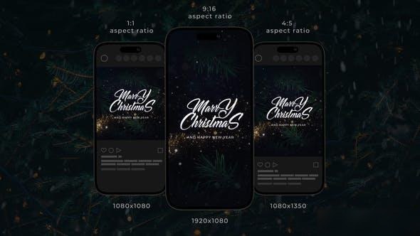 Videohive Christmas Wishes Instagram Stories 42193653 Openers template preview