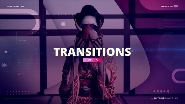 Videohive New Transitions 50028573 Elements template preview