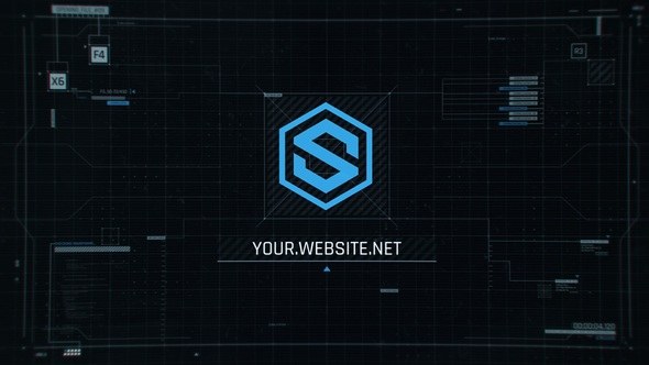 Videohive Tech UI Screen Logo Logo Stings template preview