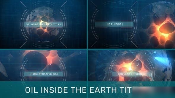 Videohive Oil Inside The Earth Titles Openers template preview