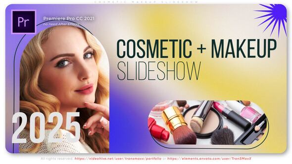 Cosmetic Makeup Slideshowitles V 0.2 Premiere Pro template preview