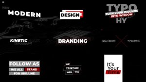 Videohive Typography Titles | After Effects 37244340 Titles template preview