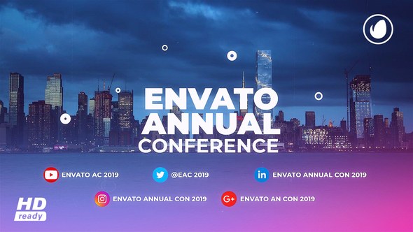 Event Promo / Conference Video Displays template preview