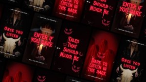 Videohive Creepy Stories Podcast Intro Elements template preview