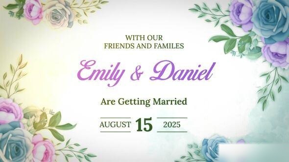 Videohive Wedding Invitation 56655428 Openers template preview