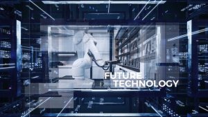 Videohive Future Technolgy Business Slideshow Video Displays template preview