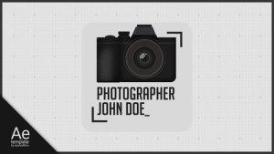 Videohive Photographer Logo 55857203 Logo Stings template preview