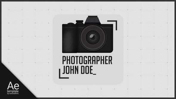 Videohive Photographer Logo 55857203 Logo Stings template preview