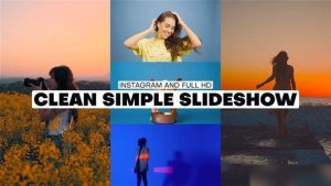 Videohive Clean Simple Slideshow Openers template preview