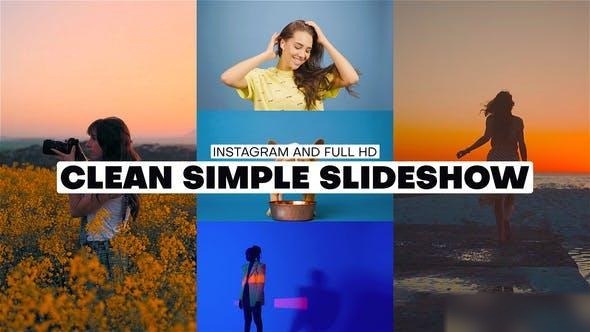 Videohive Clean Simple Slideshow Openers template preview