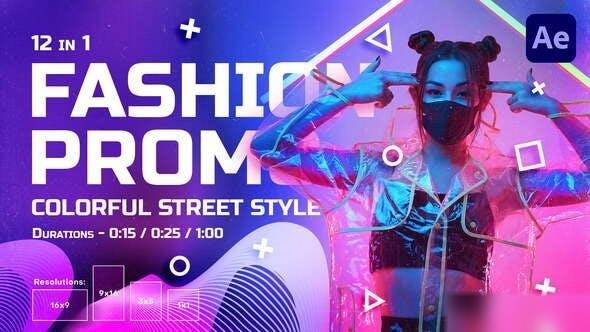Videohive Colorful Street Style Fashion Promo Openers template preview