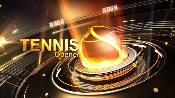 Videohive Tennis Intro Logo Stings template preview