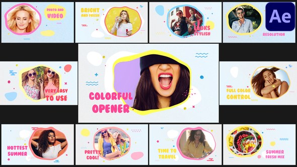 Videohive Cartoon Opener | After Effects Titles template preview