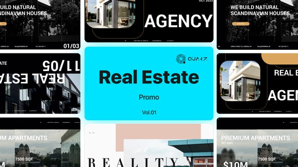 Videohive Real Estate Promo Vol. 01 Video Displays template preview