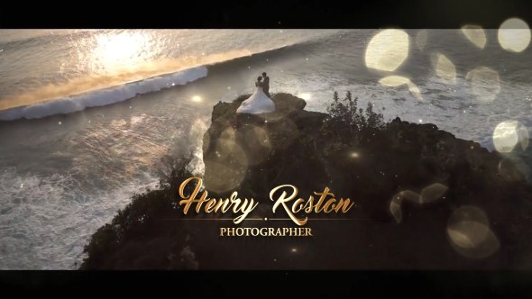 Wedding Intro Video Displays template preview