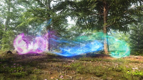 Videohive Nature Magical Butterflies Reveal Logo Stings template preview