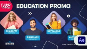 Videohive Educational Promo FHD Video Displays template preview