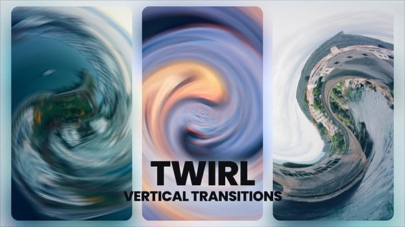 Videohive Twirl Transitions Elements template preview