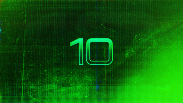 Videohive Glitched Countdown Logo Elements template preview