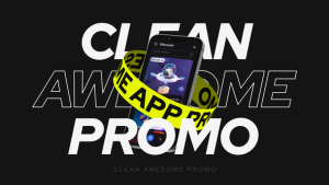 Videohive Big Typo App Promo Product Promo template preview