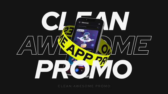 Videohive Big Typo App Promo Product Promo template preview