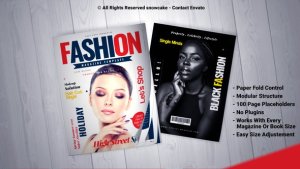 Magazine Promo Video Displays template preview