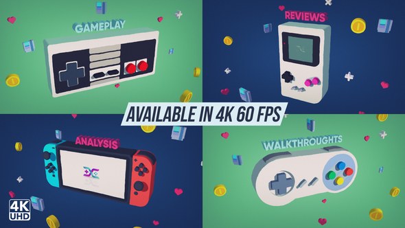 Videohive Gaming Intro Openers template preview