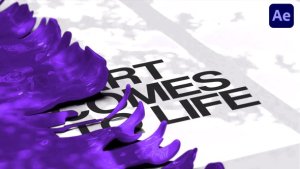 Videohive Bold Paintworks Typography Intro Openers template preview