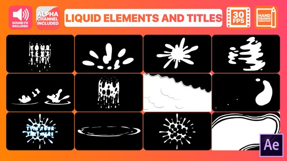 Cartoon Splash FX and Titles | After Effects Video Displays template preview