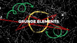 Videohive Grunge Elements Elements template preview
