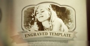 Videohive Engraved Vintage Book - After Effects Templates Video Displays template preview