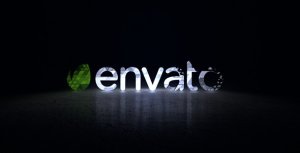 Geometric Logo Reveal Video Displays template preview