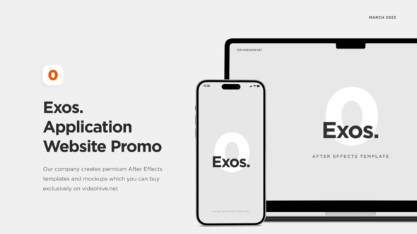 Videohive Exos - Website Promo Product Promo template preview