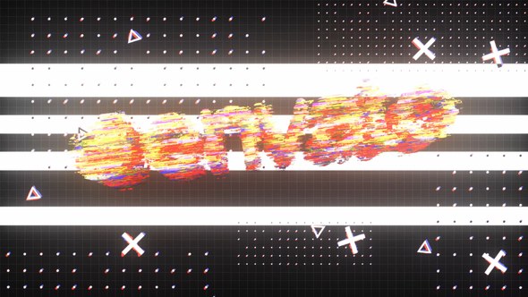 Videohive Distortion Signal Logo Logo Stings template preview