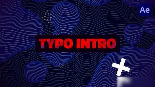 Videohive Dynamic Typography Intro Openers template preview