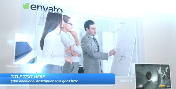 Videohive Glass Video Display 7086895 Video Displays template preview