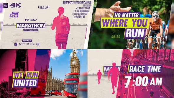 Favorite Marathon Pack v2.0 Video Displays template preview