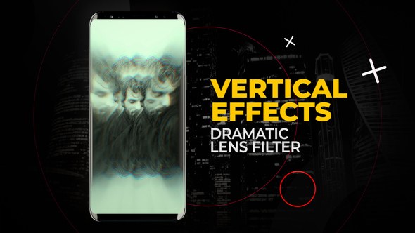 Videohive Vertical Dramatic Lens Filter Effects | After Effects Elements template preview