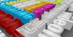 Colorful 3d Typography Video Displays template preview